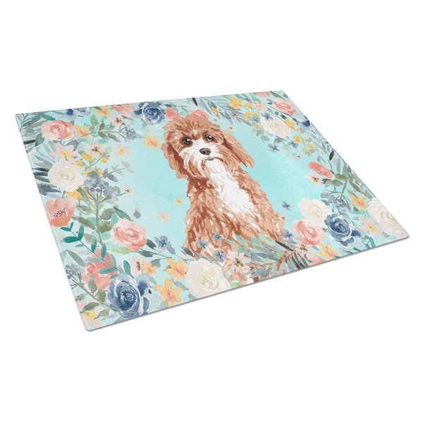 Carolines Treasures Cavapoo Glass Cutting Board Large CK3428LCB